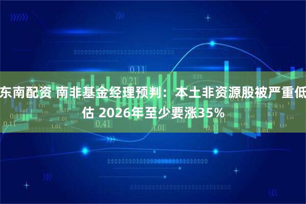 东南配资 南非基金经理预判：本土非资源股被严重低估 2026年至少要涨35%